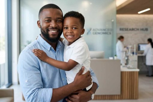 Father and child Dna test